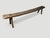 Contemporary Andrianna Shamaris Wabi Sabi Long Teak Wood Bench For Sale - Image 3 of 5