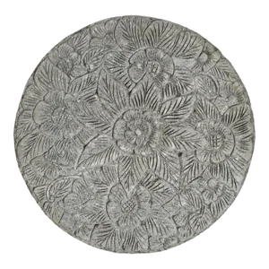 Vintage Round Cement Garden Stepping Stone