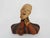 Art Deco Commedia Dell'Arte Bust in Polychrome Terracotta For Sale - Image 11 of 11