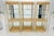 Khaki 3 Blond Wood Glass Door Curio Cases Display Vitrine Cabinet Glass Shelves MINT! For Sale - Image 8 of 14