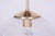 Mid-Century Chandelier in Glass and Brass from Kamenický Šenov, Czech, 1960s For Sale - Image 3 of 11