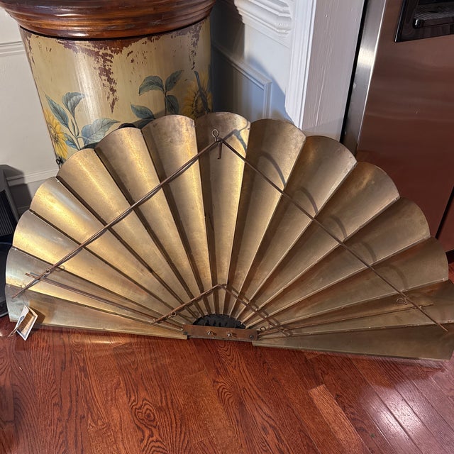 Vintage 1970s Curtis Jere Signed Brass Fan Wall Sculpture For Sale - Image 12 of 12