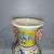 Mid 20th Century Yellow Ground Porcelain Vase With Figural Narrative and Scroll Handles For Sale - Image 9 of 9