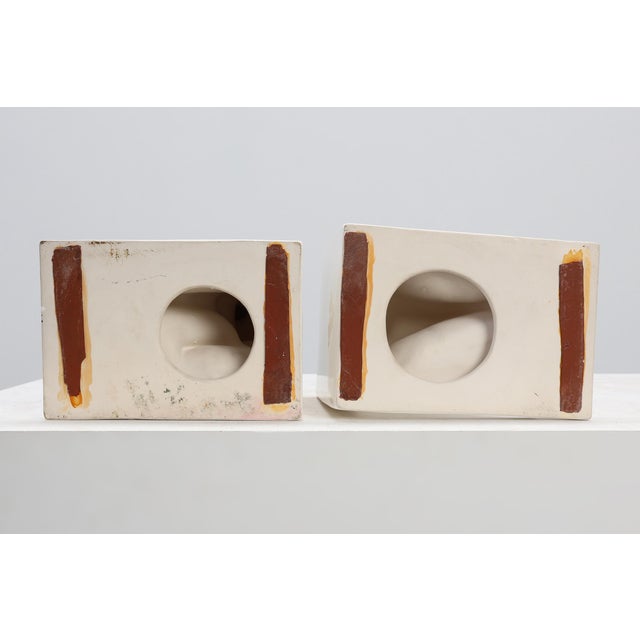 Ceramic Bookends by Godofridus Boonekamp for Plateelbakkerij Schoonhoven, 1920, Set of 2 For Sale - Image 14 of 15