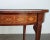 Wood Mid 19th Century French Louis XVI Style Marquetry Oval Side Table With Hidden Drawer For Sale - Image 7 of 11