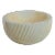 Mulhouse Spiraled Marble Serving Bowl, Off-White For Sale