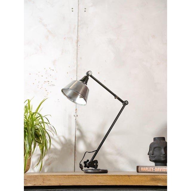 Bauhaus 1950s R1 Black Desk Light from Midgard, 1950s For Sale - Image 15 of 15