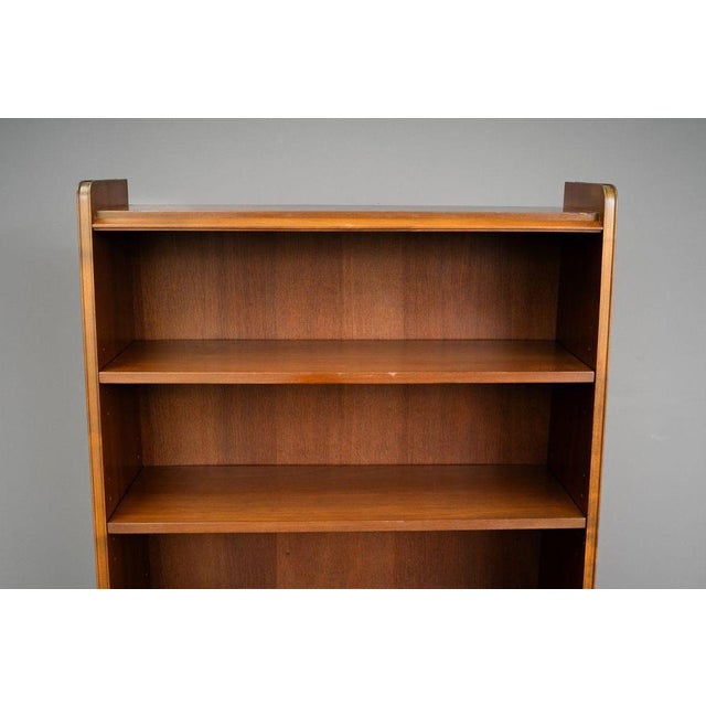 Mid-Century Brown Mahogany Bookcase For Sale - Image 16 of 18