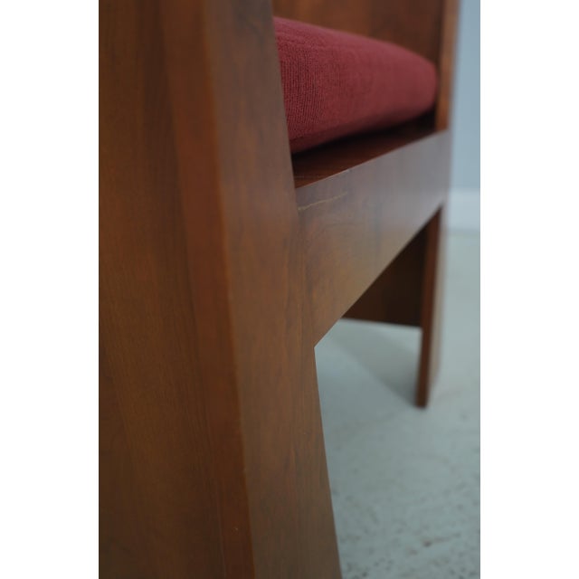 Stickley Cherry Mission Limbert Bench For Sale - Image 11 of 14