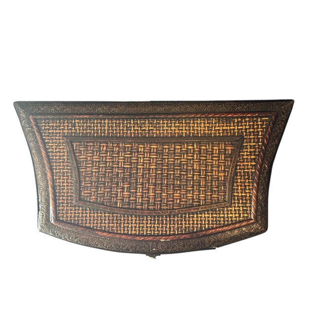 An exceptional investment-grade antique, this late 19th-century Anglo-Indian chest (circa 1880) is a masterwork of the...