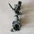 Vintage Spi Triple Candelabra: Pewter, Verde-Patina, Morning Glory Hummingbird For Sale - Image 9 of 18