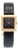 Vintage Omega N6607 18k Gold Square Manual Black Dial Florentine Watch For Sale