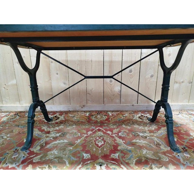 Bistro Table in Earthenware by Vincent and Élisabeth Portier For Sale - Image 3 of 9