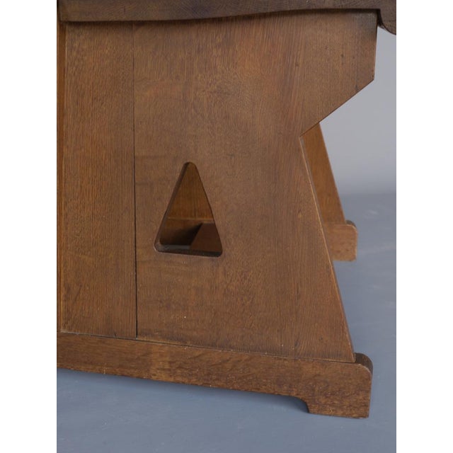 Dutch Traditionalist Oak Side Chair, 1920s For Sale - Image 9 of 14