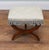 WElegant Regency style mahogany stool dating from the late 19th century The upholstered rectangular seat is finished in...