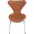 Seven Chairs in Walnut and Leather by Arne Jacobsen, 1970s, Set of 6 For Sale - Image 3 of 18