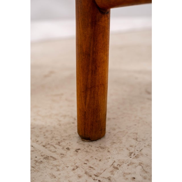 Set of 4 Maple Rush Seat Ladder Back Chairs For Sale - Image 17 of 18