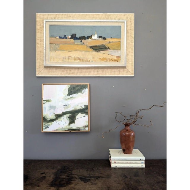 Abstract Contemporary 'Catching Hold' Original Mini Abstract Acrylic Painting, Framed For Sale - Image 3 of 11