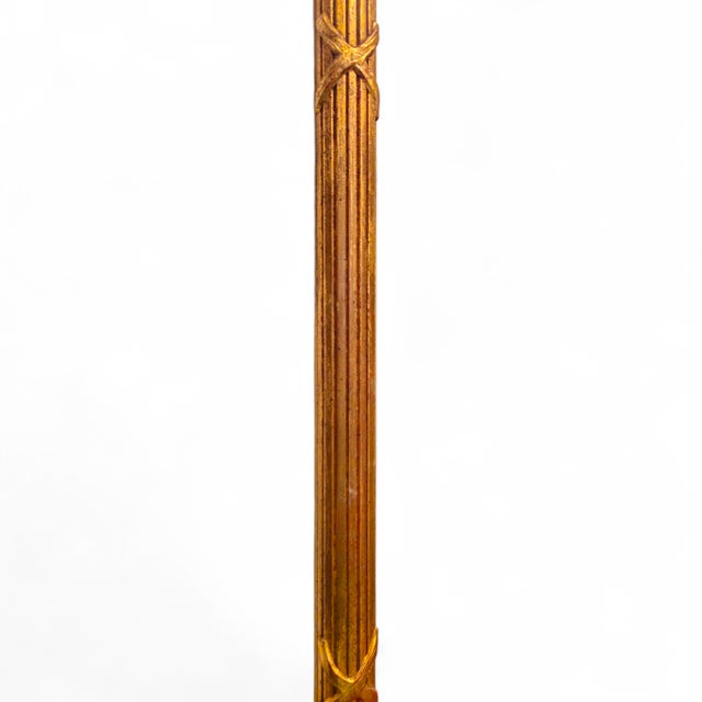 Mid-Century Modern Friedman Brothers Carved Wood Gilded Gold Leaf Overlay Mirror For Sale In New York - Image 6 of 6