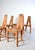 Dining Chairs in Beech by Søren Nissen & Ebbe Gehl for Seltz, France, 1980s, Set of 6 For Sale - Image 6 of 6