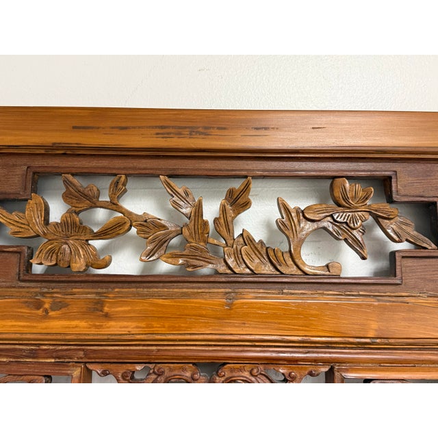 Chinese Vintage Carved Panels, Pair For Sale - Image 4 of 12