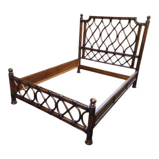 Tommy Bahama Bali Hai Rattan Bedframe - Queen Size For Sale