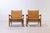 Carl Hansen & Søn CH-27 Chairs by Hans J. Wegner for Carl Hansen & Søn, 1950s, Set of 2 For Sale - Image 4 of 18