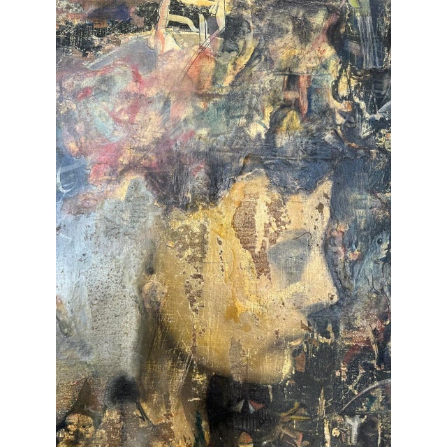 Pierre Henry, Visages, Oil on Canvas For Sale - Image 6 of 11