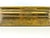 A substantial vintage brass jardinière featuring an elongated oval form, rolled rim and handsome horizontal ribbed...