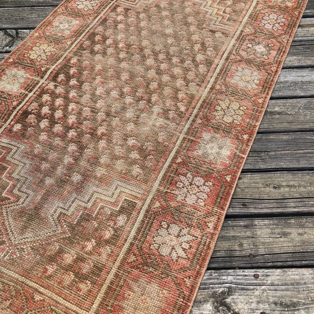 Brown 3x7 Vintage Anatolian Rug For Sale - Image 8 of 8