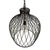 Iron Basket Gourd Pendant Light For Sale In Los Angeles - Image 6 of 8