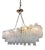 Rectangular Tronchi Murano Glass Burnished Chandelier by Simoeng For Sale