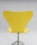 Model 3117 Office Swivel Chair in Yellow by Arne Jacobsen for Fritz Hansen, 1995 For Sale - Image 10 of 11