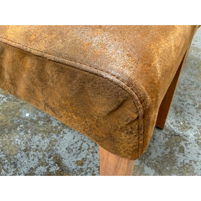 Modern Parsons-Style Dining Chairs, Set of Five For Sale - Image 11 of 12