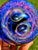 Vintage 1990s Rebecca Stewart Signed 4” Magnum Dichroic Art Glass Galaxy Paperweight For Sale - Image 10 of 10