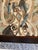 1980s Vintage 1980s Ting Shao Kuang Style Wall Art Hand Painted (25 X 25) For Sale - Image 5 of 10