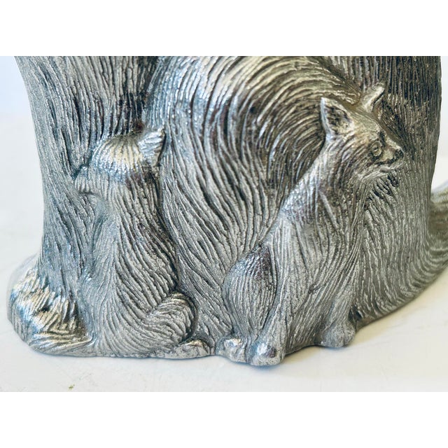 Arthur Court Arthur Court Howling Wolf Pitcher For Sale - Image 4 of 9