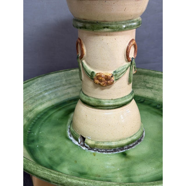 Ceramic Fountain from Hermanos Morillo, 1970s, Set of 3 For Sale - Image 9 of 11