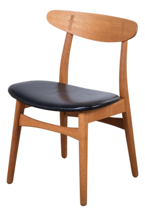 Oak Dining Chair attributed to Hans J. Wegner for Carl Hansen & Son, Denmark, 1952