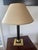 Traditional Empire Table Lamp in Gilded Brass and Black Lacquer, 1980s For Sale - Image 3 of 7