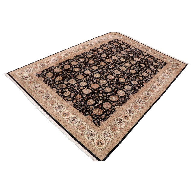 Designed with mesmerizing intricacy and gorgeous color palette, this hand-knotted masterpiece demonstrates the beauty and...