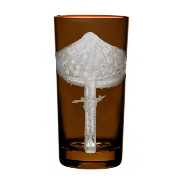 Not Yet Made - Made To Order ARTEL Mushrooms Collection Highball in Walnut - Set of 6 For Sale - Image 5 of 8