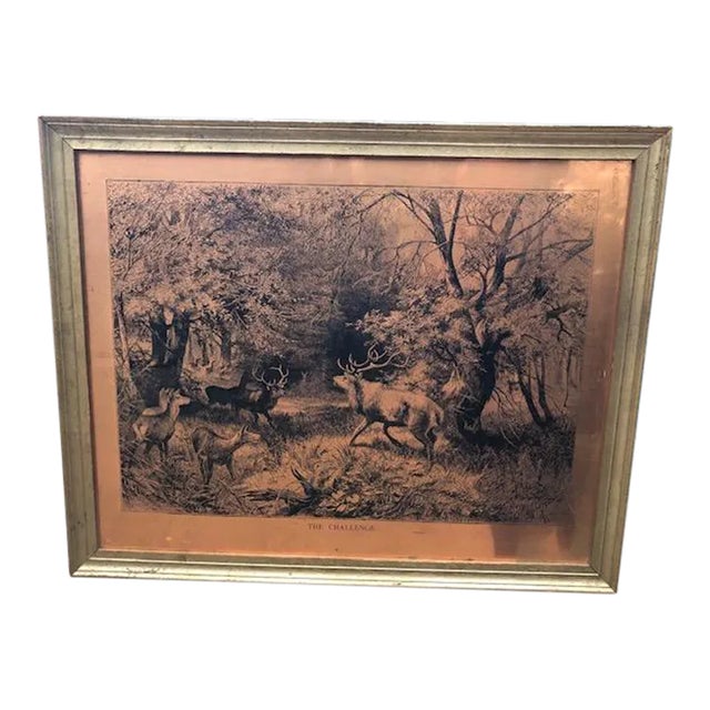 This unique etching by Christian (Johann Christian) Kröner from 1869 is a stunning piece of art that captures the beauty...