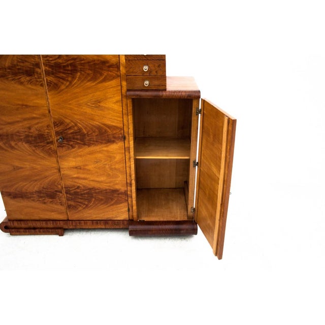 1950s Art Deco Chest of Drawers, Poland, 1950s For Sale - Image 5 of 13