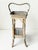 Rattan Serving Cart, Napoleon III Period This is a woven rattan serving cart with a natural bamboo frame. It features two...