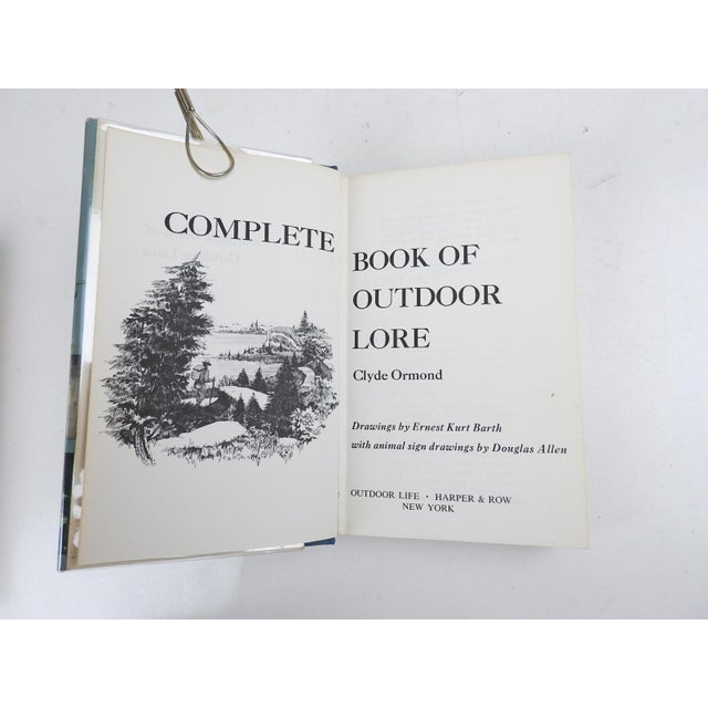 Outdoor Lore Survival Wilderness Skills Books - a Pair | Chairish