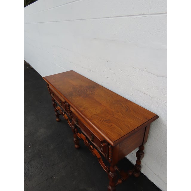 1900s Carved Long Sideboard Buffet Credenza Bathroom Vanity 6398 For Sale - Image 17 of 18