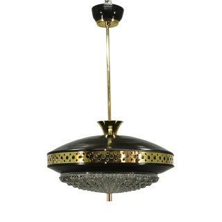 Vintage Space Age UFO Pendant Light by Ludib Bratislava, Czechoslovakia, 1960s For Sale
