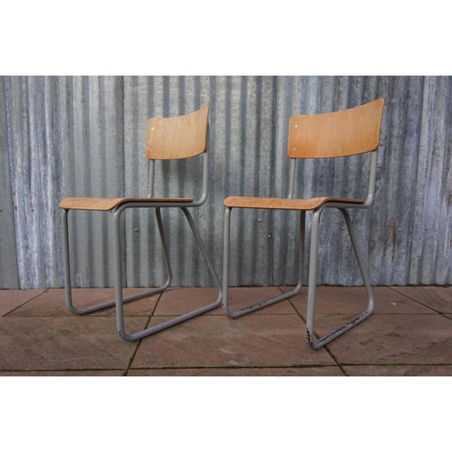 Set of Industrial Chairs by Willem Hendrik Gispen for Gispen, 1950s For Sale - Image 18 of 18