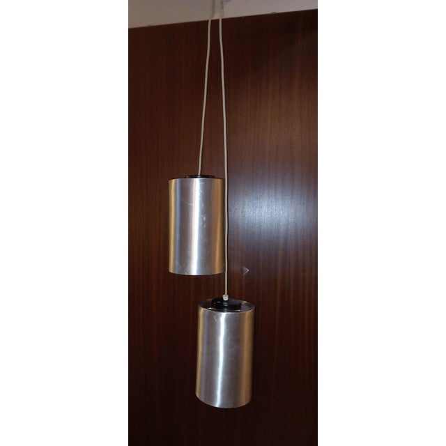 Aluminum Pendant Lamp attributed to Philipps, 1970s For Sale - Image 13 of 14